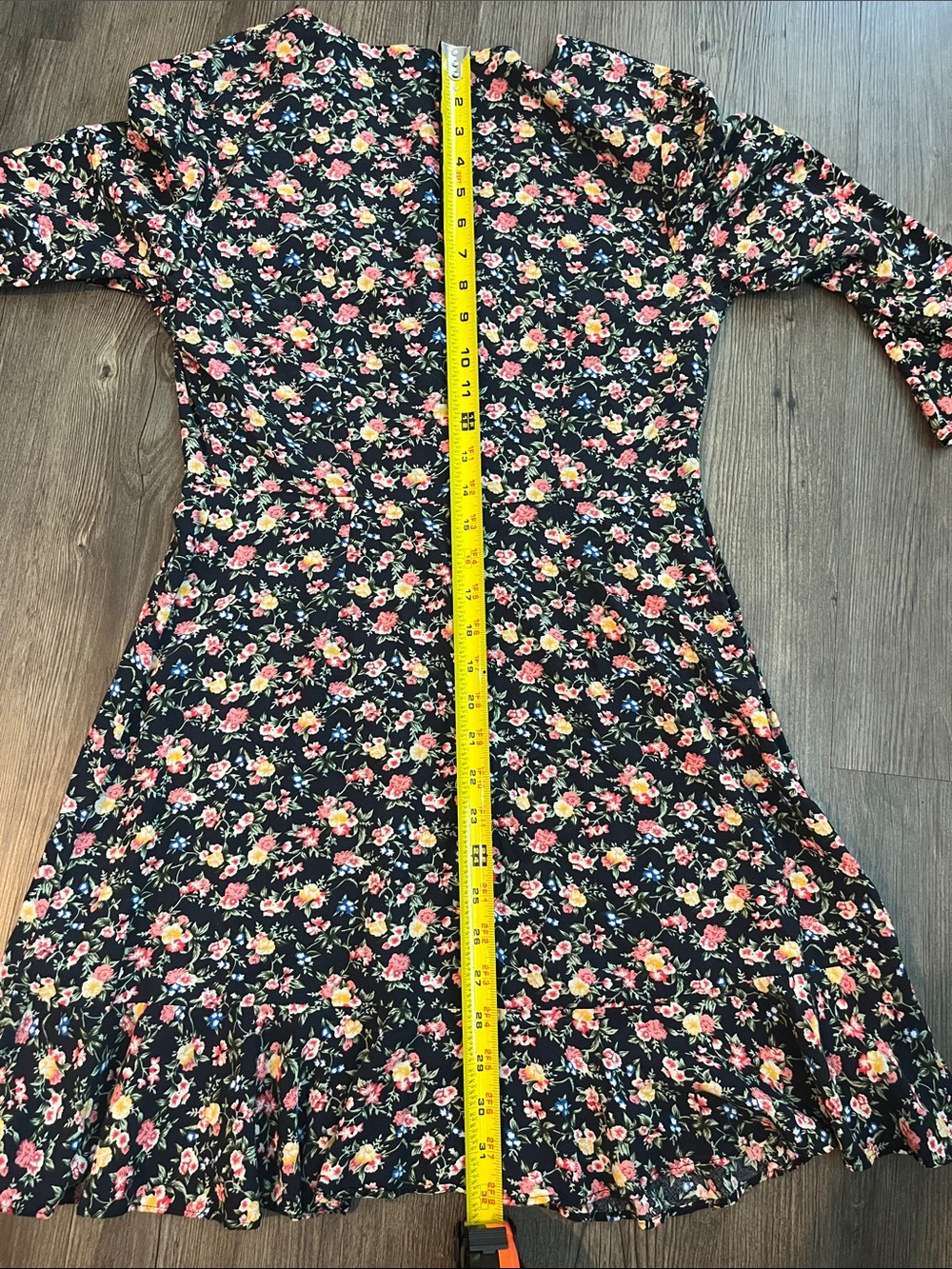 OASIS Floral Ruffle Hem Dress - Picture 4 of 4